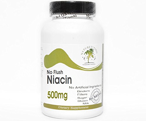 Niacina No Flush 500mg Naturetition 100 cápsulas botella