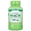 Niacina sin enrojecimiento Nature's Truth 500 mg producto frasco