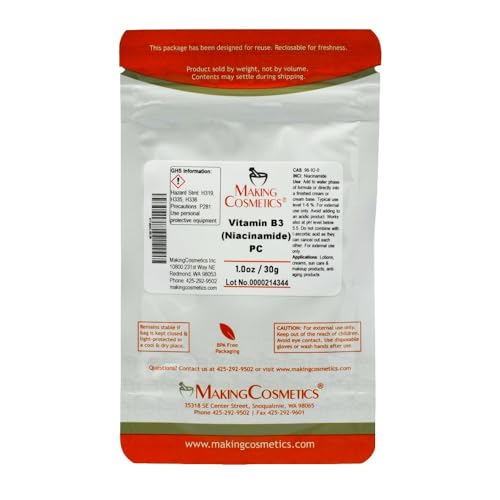 Niacinamida PC vitamina B3 ingrediente cosmético puro 225g