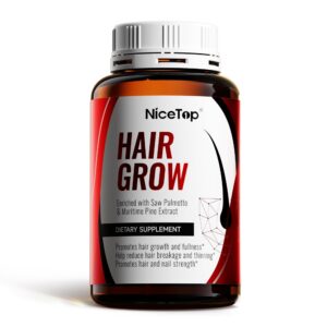 cápsulas NiceTop crecimiento cabello con biotina
