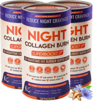 Frontal de etiqueta Night Collagen Burn