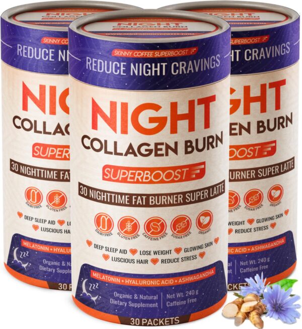 Frontal de etiqueta Night Collagen Burn