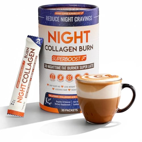 Night Collagen Burn frasco y etiqueta