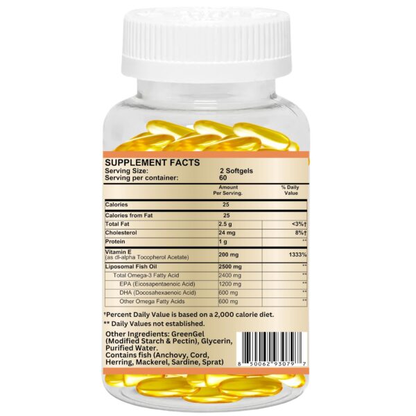 Nikoni aceite liposomal pescado botella