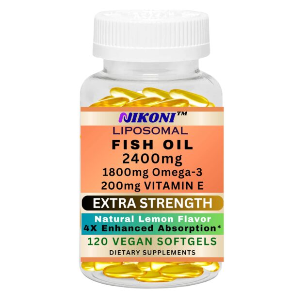 Nikoni aceite liposomal pescado etiqueta