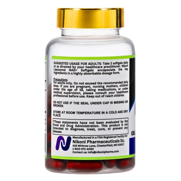 Version 1.0.0 Cápsulas blandas Nikoni NAD+ liposomal