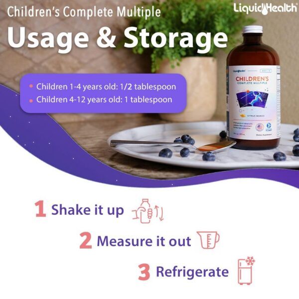 Version 1.0.0 Niños tomando multivitaminico liquido LIQUIDHEALTH