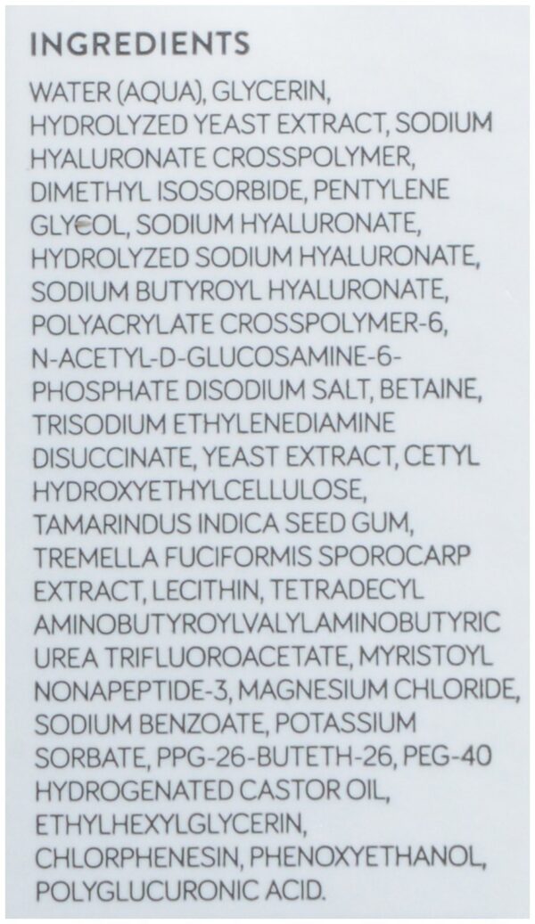 Interior del frasco NIOD Hyaluronic Complex