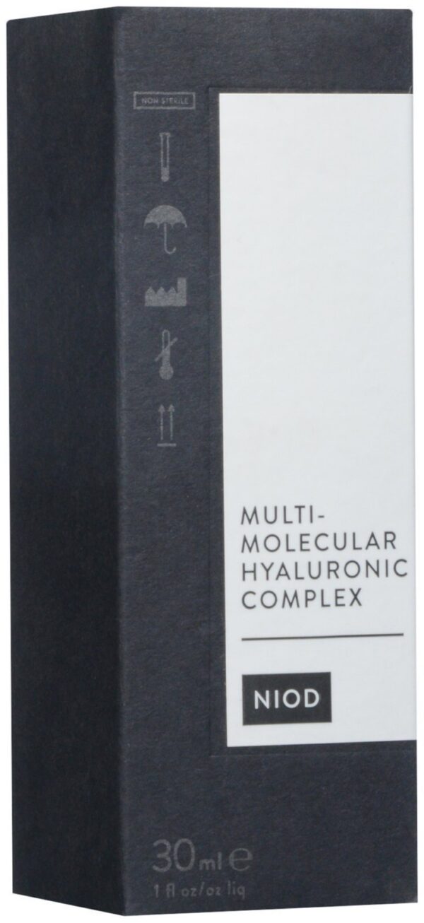 Etiqueta del frasco NIOD Hyaluronic Complex