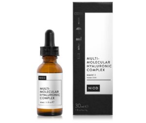 Frente del frasco NIOD Hyaluronic Complex 1 oz