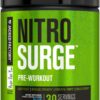 Suplemento pre-entrenamiento Nitrosurge Jacked Factory en frambuesa azul