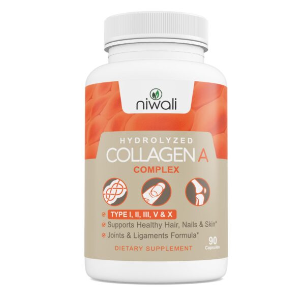 Version 1.0.0 Frente de la botella NIWALI Multi Collagen Complex