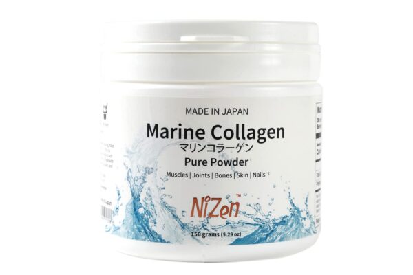 Version 1.0.0 NiZen Marine Collagen polvo frasco