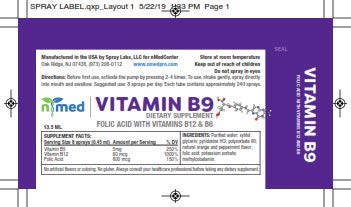 nmed spray vitaminas en frasco con boquilla