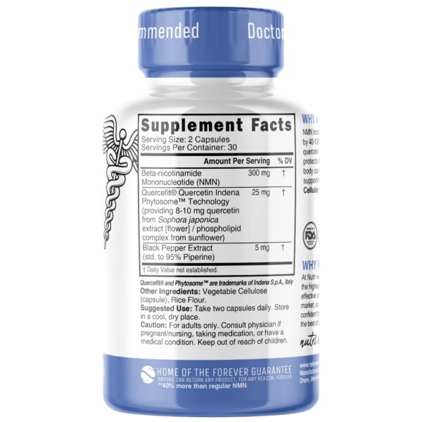 Version 1.0.0 Etiqueta NMN con Quercetin Phytosome