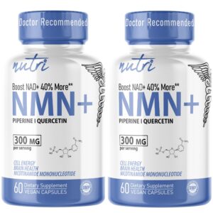 Frente del envase NMN 300 mg Nature's Fusions