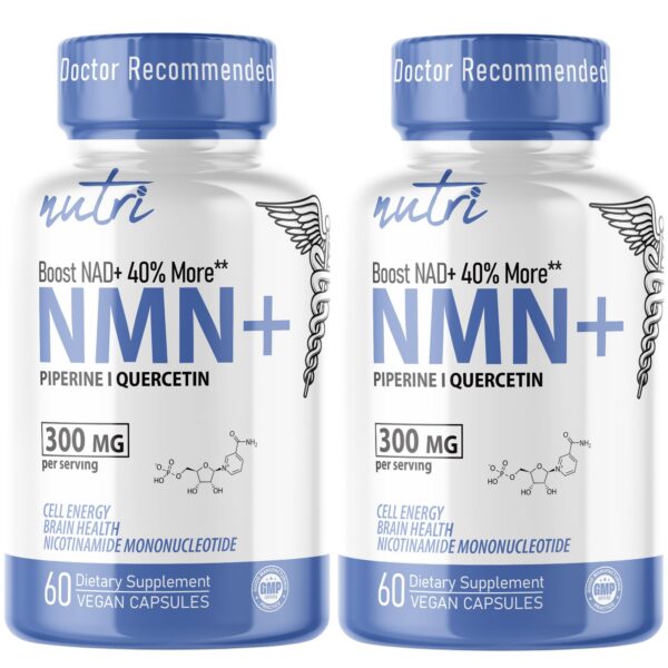 Frente del envase NMN 300 mg Nature's Fusions