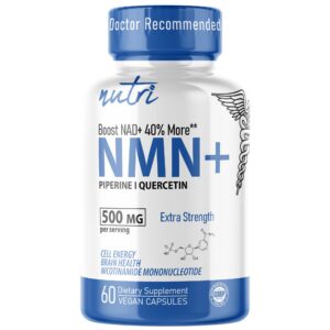 Frasco NMN 500 mg con Quercetin Phytosome