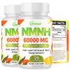 NMNH 500mg suplemento NAD sublingual paquete de 2 frascos