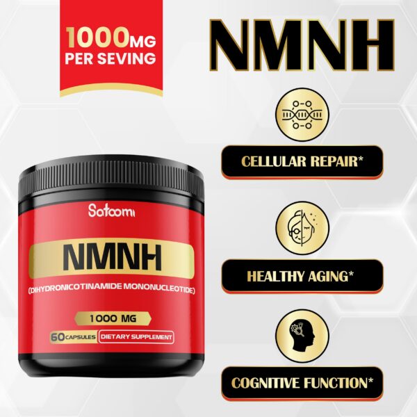 Frasco con cápsulas y etiqueta blanca