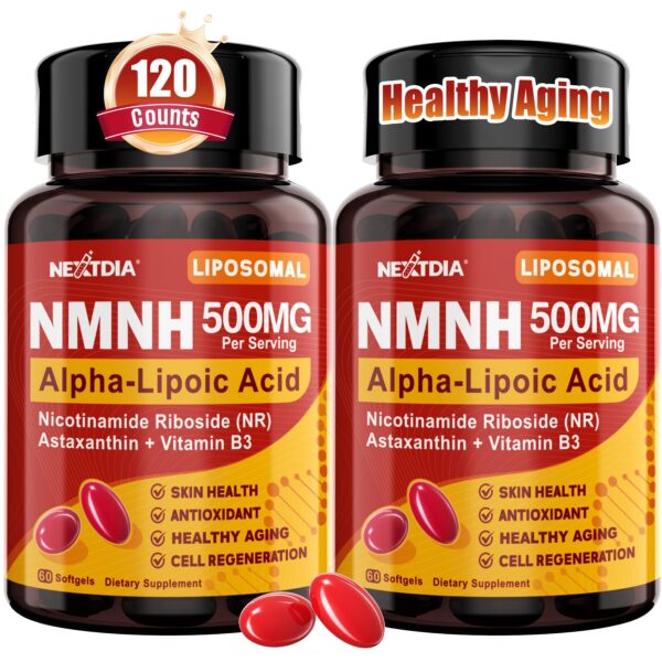 Version 1.0.0 NMNH liposomal softgel freno frontal