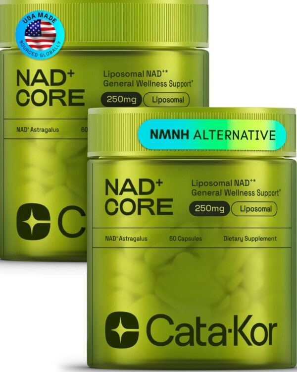 Frente del envase Liposomal NAD CORE 250 mg