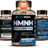 Frasco frontal NMNH Rainbow Nutrients 60 cápsulas