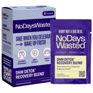 No Days Wasted DHM Detox paquete 5 porciones portable