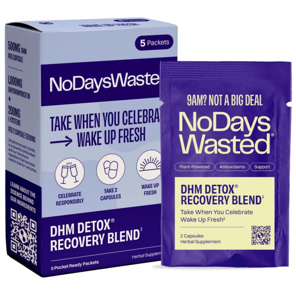 Version 1.0.0 No Days Wasted DHM Detox paquete 5 porciones portable