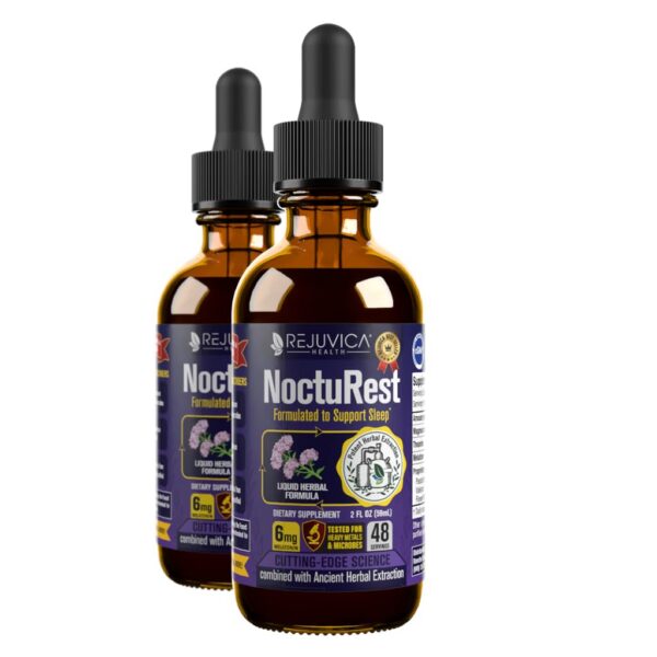NoctuRest suplemento líquido para dormir con ingredientes naturales