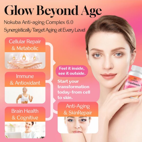 Suplemento Nokuba para apoyo cognitivo y sistema inmune con extractos de hongos