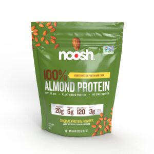 Frente del envase NOOSH Almond Protein Powder