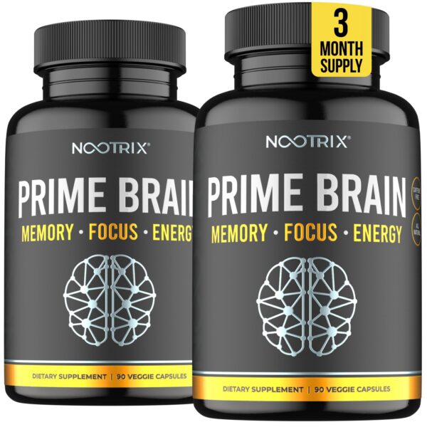 Suplemento Nootrix Prime Brain frasco 180 cápsulas