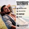 Ingredient panel on magnesium glycinate bottle