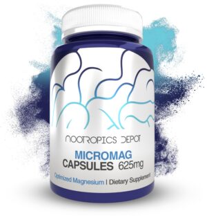 Frente de frasco MicroMag de Nootropics Depot