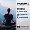Frasco MicroMag con etiqueta