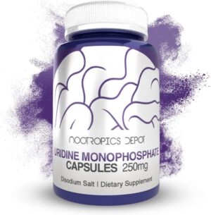 Nootropics Depot Uridine Monophosphate cápsulas frente