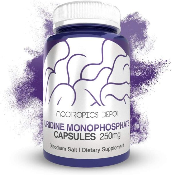 Nootropics Depot Uridine Monophosphate cápsulas frente