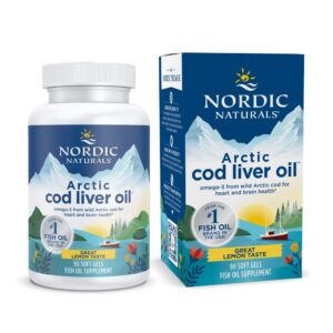 Frasco Nordic Naturals Arctic Cod Liver Oil Lemon