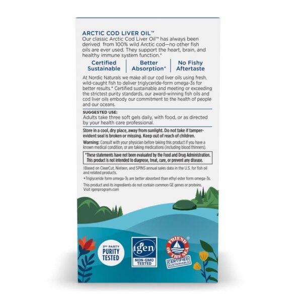 Información de omega-3 en la etiqueta