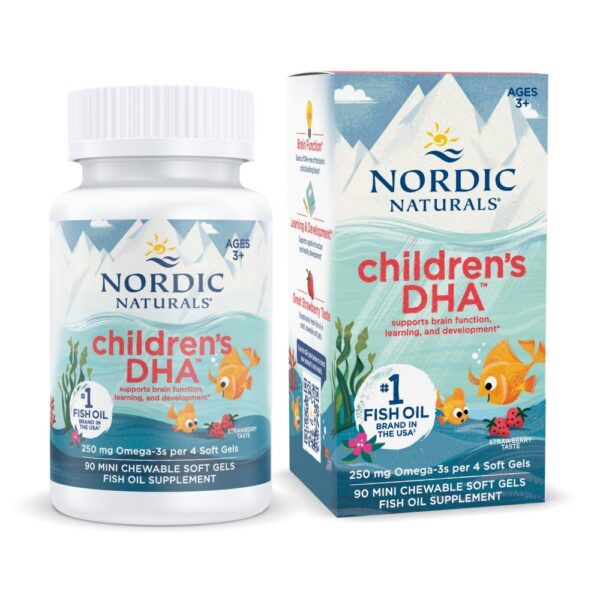 Envase frontal de Nordic Naturals Children’s DHA