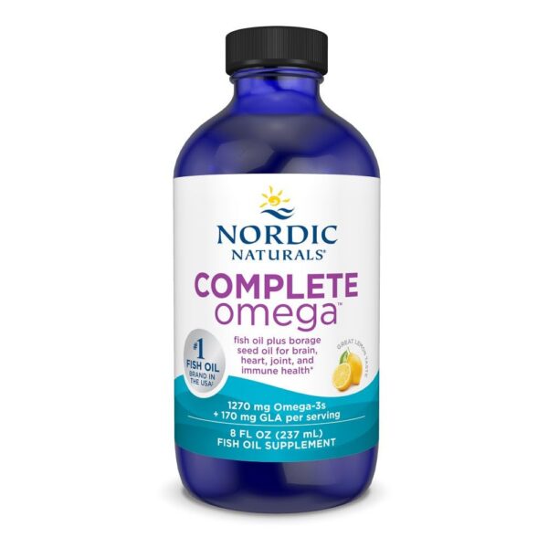 Nordic Naturals Complete Omega etiqueta frontal