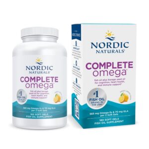 Frasco Nordic Naturals Complete Omega Limón
