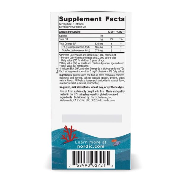 Etiqueta del producto Nordic Naturals DHA Xtra