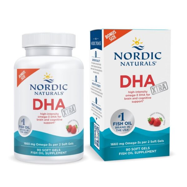 Frasco Nordic Naturals DHA Xtra sabor fresa