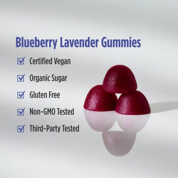 Etiqueta lateral Nordic Naturals Gomitas Magnesio