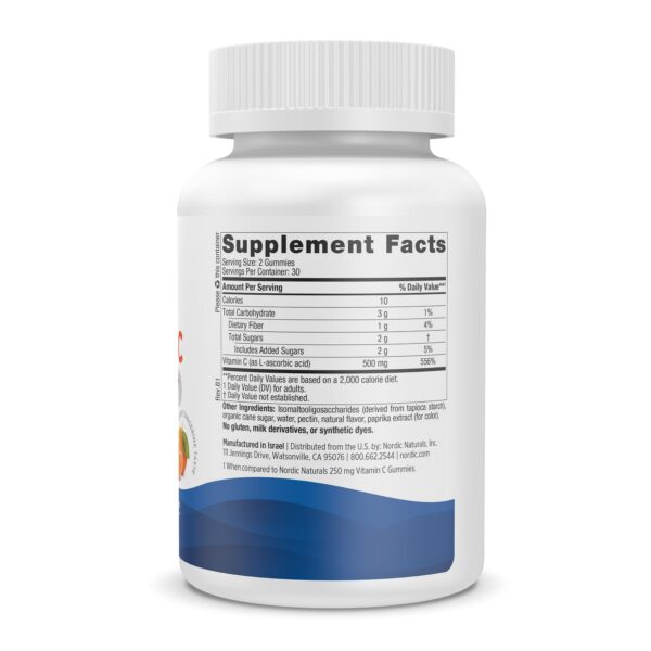 Nordic Naturals gomitas vitamina c extra fuerte 60 unidades