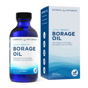Frente de la botella Nordic Naturals Nordic Beauty Borage Oil