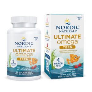 Frente de Nordic Naturals Omega 2X Teen