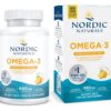 Nordic Naturals Omega-3 gomitas limón frente
